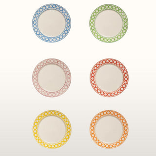 Multicoloured Dinner Plate | Set of 6Oriana BHomewares