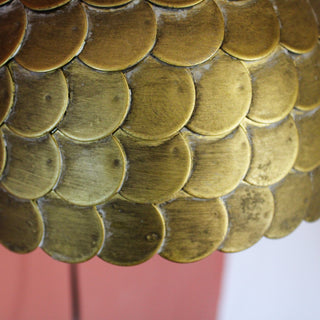 Scalloped Gold Wall Light in Archived from Oriana B www.orianab.com