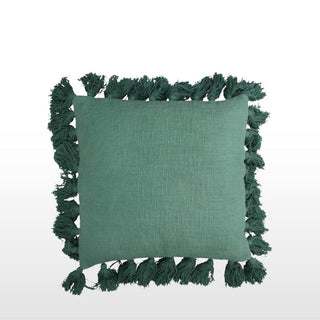 Seagreen Cushion with TasselsOriana BHomewares