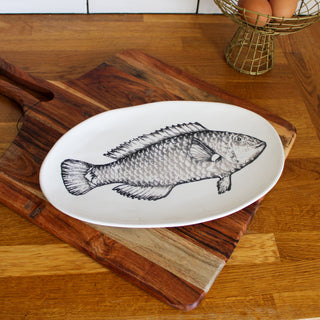 Serving Plate Silver Fish in Homewares from Oriana B www.orianab.com