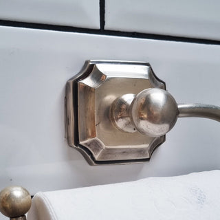 Silver Vintage Inspired Toilet Roll Holder in Homewares from Oriana B www.orianab.com