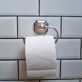 Silver Vintage Inspired Toilet Roll Holder in Homewares from Oriana B www.orianab.com