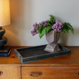Slate Grey Marble Tray in Homewares from Oriana B www.orianab.com
