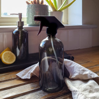 Smoke Bottle with Fine Mist Spray Pump in Homewares from Oriana B www.orianab.com