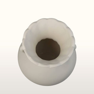 Smooth Ivory Decorative Vase in Homewares from Oriana B www.orianab.com