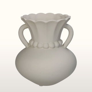 Smooth Ivory Decorative Vase in Homewares from Oriana B www.orianab.com
