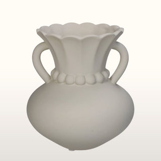 Smooth Ivory Decorative Vase in Homewares from Oriana B. www.orianab.com