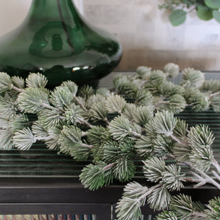 Snowy Pine Garland in Christmas Decorations from Oriana B www.orianab.com