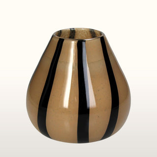 Striped Organic Glass Vase in Homewares from Oriana B. www.orianab.com
