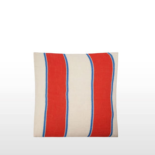 Striped Red And Blue CushionOriana BHomewares