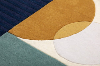 Sunrise | Curved Wool Rug | 2 Sizes in Archived from Oriana B www.orianab.com