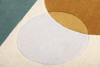 Sunrise | Curved Wool Rug | 2 Sizes in Archived from Oriana B www.orianab.com
