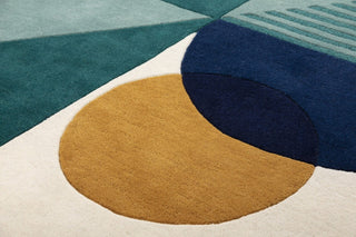 Sunrise | Curved Wool Rug | 2 Sizes in Archived from Oriana B www.orianab.com