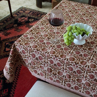 Tablecloth Flowers Cotton Multi 150x210cm in Homewares from Oriana B. www.orianab.com