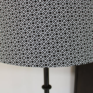 Tall Metal Floor Lamp | Pattern Shade in Archived from Oriana B www.orianab.com