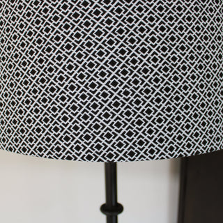 Tall Metal Floor Lamp | Pattern ShadeOriana BLighting