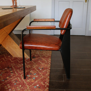 Tan Dining Chair with Arms in Furniture from Oriana B www.orianab.com