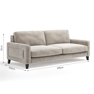 The Chelsea Sofa | Ecru in Bespoke from Oriana B www.orianab.com
