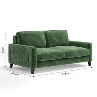 The Chelsea Sofa | Highland Green in Bespoke from Oriana B www.orianab.com