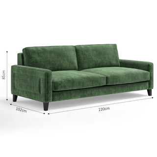 The Chelsea Sofa | Highland Green in Bespoke from Oriana B www.orianab.com