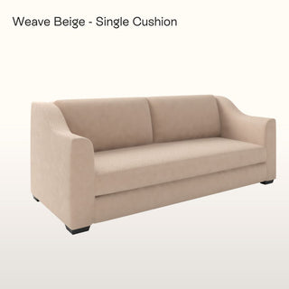 The Kidman Sofa | Bouclé Weave | Beige in Bespoke from Oriana B www.orianab.com