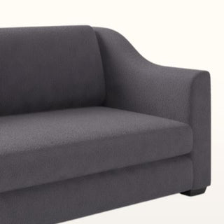 The Kidman Sofa | Bouclé Weave | Charcoal in Bespoke from Oriana B www.orianab.com