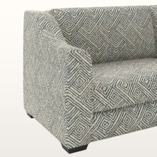 The Kidman Sofa | Geometric | Anthracite in Bespoke from Oriana B. www.orianab.com