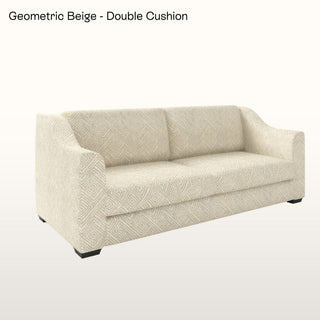 The Kidman Sofa | Geometric | Beige in Bespoke from Oriana B www.orianab.com