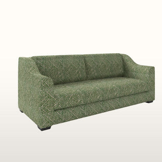 The Kidman Sofa | Geometric | Green in Bespoke from Oriana B www.orianab.com