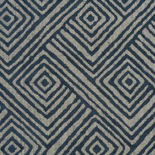 The Kidman Sofa | Geometric | Navy in Bespoke from Oriana B www.orianab.com