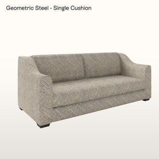 The Kidman Sofa | Geometric | Steel in Bespoke from Oriana B. www.orianab.com