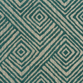 The Kidman Sofa | Geometric | Teal in Bespoke from Oriana B www.orianab.com