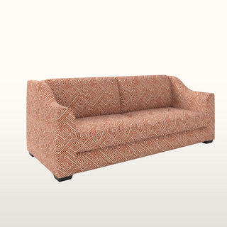 The Kidman Sofa | Geometric | Terracotta in Bespoke from Oriana B www.orianab.com