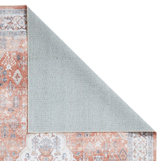 Traditional Bleached Effect Rug | Terracotta | 2 Sizes in Homewares from Oriana B. www.orianab.com