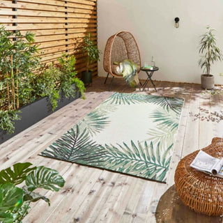Tropical Leaves | Indoor & Outdoor Rug in Homewares from Oriana B www.orianab.com