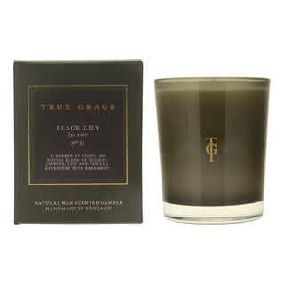 True Grace | Black Lily | Classic Candle in Homewares from Oriana B www.orianab.com