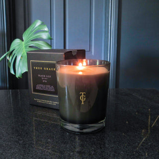 True Grace | Black Lily | Classic Candle in Homewares from Oriana B www.orianab.com