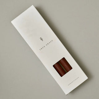 True Grace Dinner Candle | Berry Red in Homewares Box of 12 from Oriana B. www.orianab.com