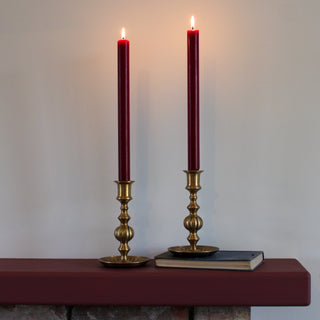 True Grace Dinner Candle | Berry Red in Homewares from Oriana B. www.orianab.com