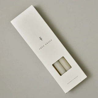 True Grace Dinner Candle | Cool Grey in Homewares from Oriana B www.orianab.com