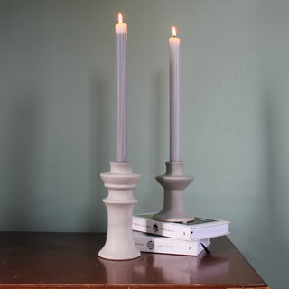 True Grace Dinner Candle | Cool Grey in Homewares from Oriana B www.orianab.com