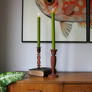 True Grace Dinner Candle | Leaf Green in Homewares from Oriana B www.orianab.com