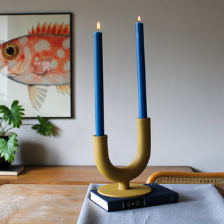 True Grace Dinner Candle | Teal in Homewares from Oriana B www.orianab.com