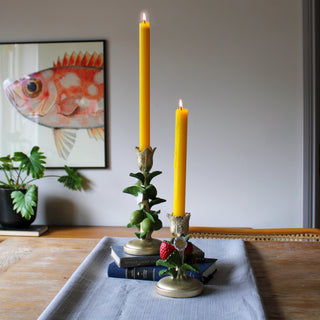 True Grace Dinner Candle | Yellow in Homewares from Oriana B www.orianab.com