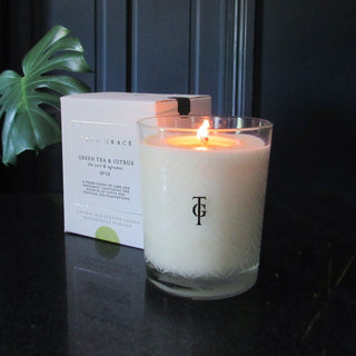 True Grace | Green Tree & Citrus | Classic Candle in Homewares from Oriana B www.orianab.com
