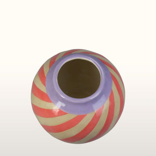 Round Striped Vase | PinkOriana BVases & Plant Pots