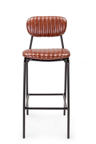 Vintage Tan Bar Stool in Furniture from Oriana B www.orianab.com
