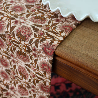 Warm Tone Flowers Cottons Tablerunner | 40x180cm in Homewares from Oriana B www.orianab.com