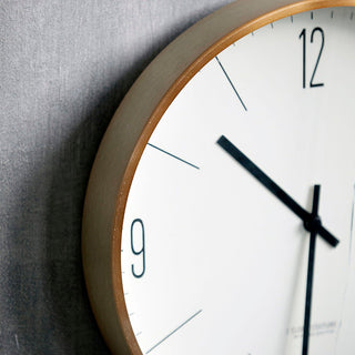 White & Gold Wall Clock in Archived from Oriana B www.orianab.com