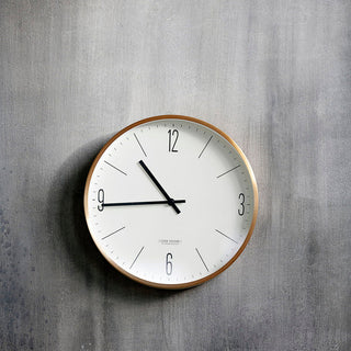 White & Gold Wall Clock in Archived from Oriana B www.orianab.com